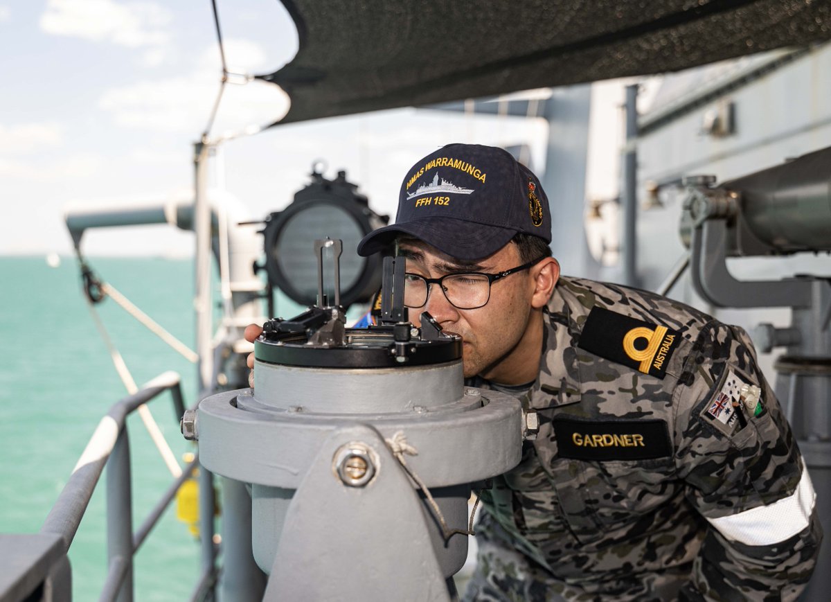 Australian_Navy's tweet photo. HMAS Warramunga has been hard at it conducting sea and air operations with our partner nations in Exercise Kakadu 💪
📸 LSIS Ioan Roberts
#KA24 #ExKakadu #workingnavy https://t.co/F5ddBNjxPP