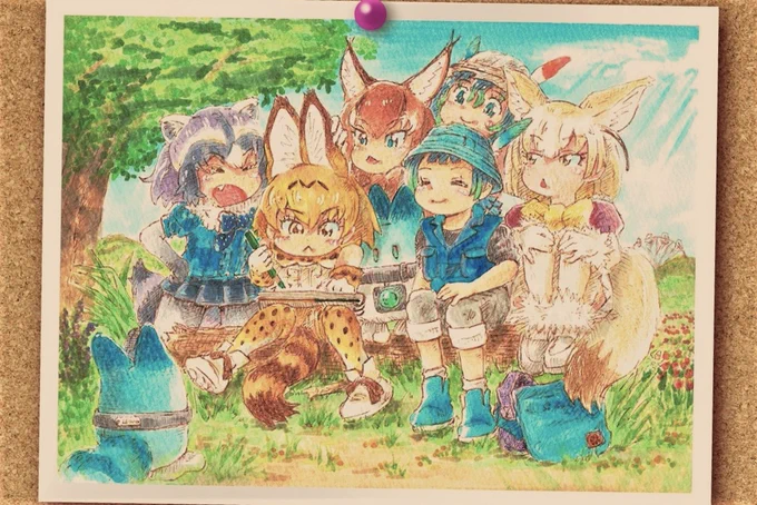居ても居なくてもなんも変わらずぜんぶけものフレンズ #けものフレンズ #けもフレ10周年