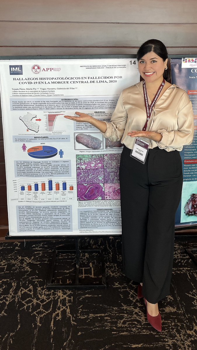 Pia_tejada7's tweet photo. Ganadora del segundo lugar en el congreso de Patología, Perú 🇵🇪 -Enero -2024 💜🔬😊 #pathology https://t.co/EEGYhPryqa
