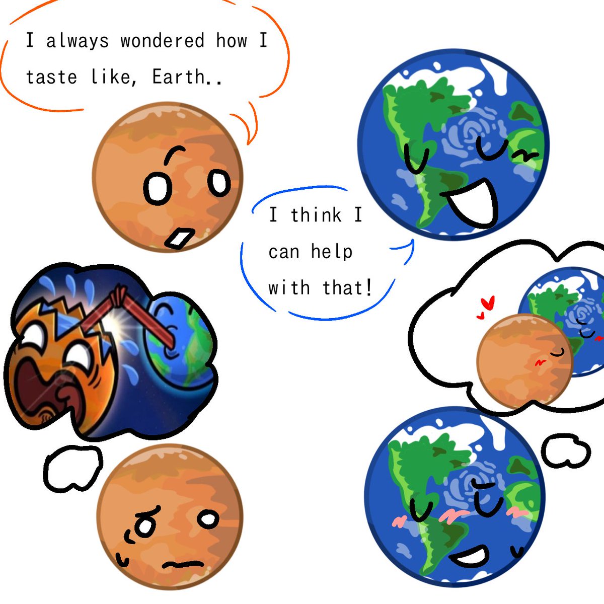 Jema_da_dumbass's tweet photo. Delulu Earth #solarballs #mars #earth #shipping #shitp https://t.co/ZIs8O81vnH