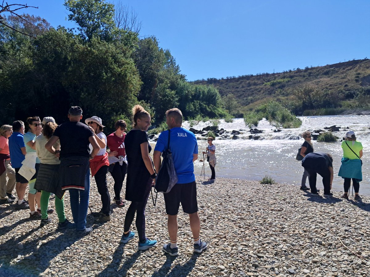 Una jornada memorable el II Encuentro de Mujeres del Camino de la Vera Cruz. Muchas gracias por la organización y acogida Asociación Laguna y Ayuntamiento de Berbinzana, y gracias a las mujeres de Berbinzana, Cintruénigo, Miranda de Arga, Pamplona y Artajona que nos acompañaron