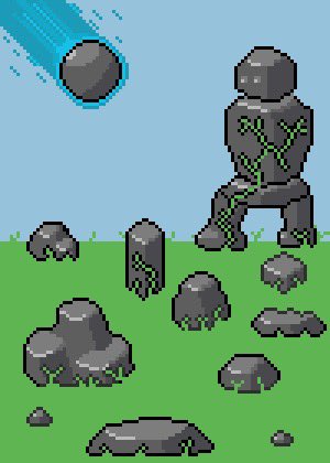 byteoleg's tweet image. Learning #pixelart from scratch. Day 5. Practicing rocks