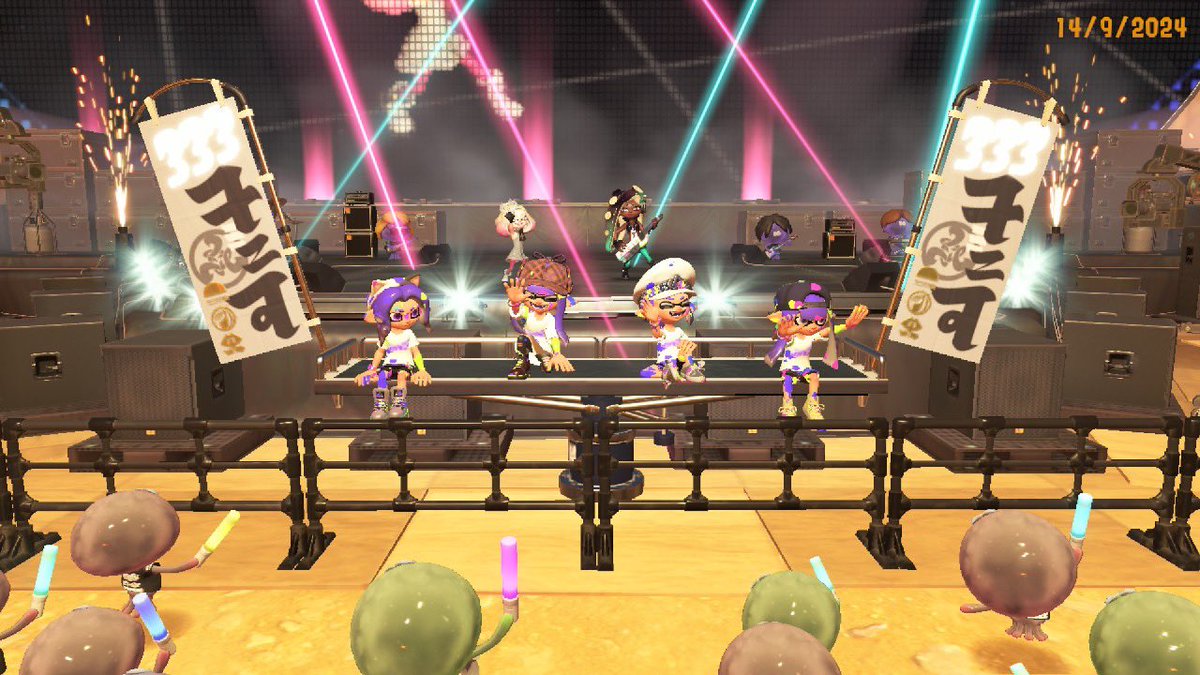ME0WSCARADA's tweet photo. #Splatfest #Splatoon3 #TeamPresent 🤍 https://t.co/fEieYvH7QF