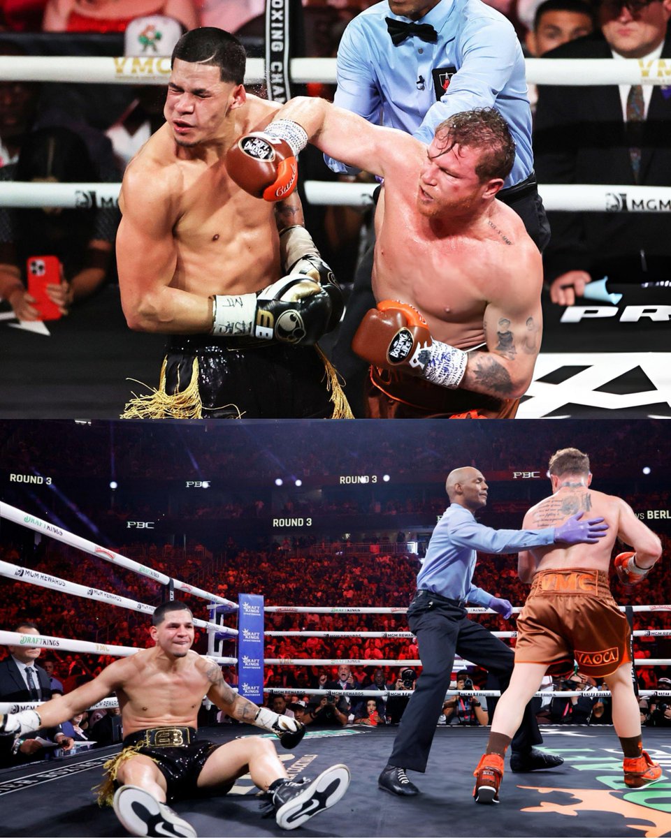 ¡GANÓ EL CANELO ÁLVAREZ! 🇲🇽🥊👑 

Saul sacó a bailar al puertorriqueño Berlanga y lo mandó a la lona. El mejor libra por libra del MUNDO no tiene rival. ORGULLO MEXICANO 🌎

63-2-2 

#CaneloEnAzteca
