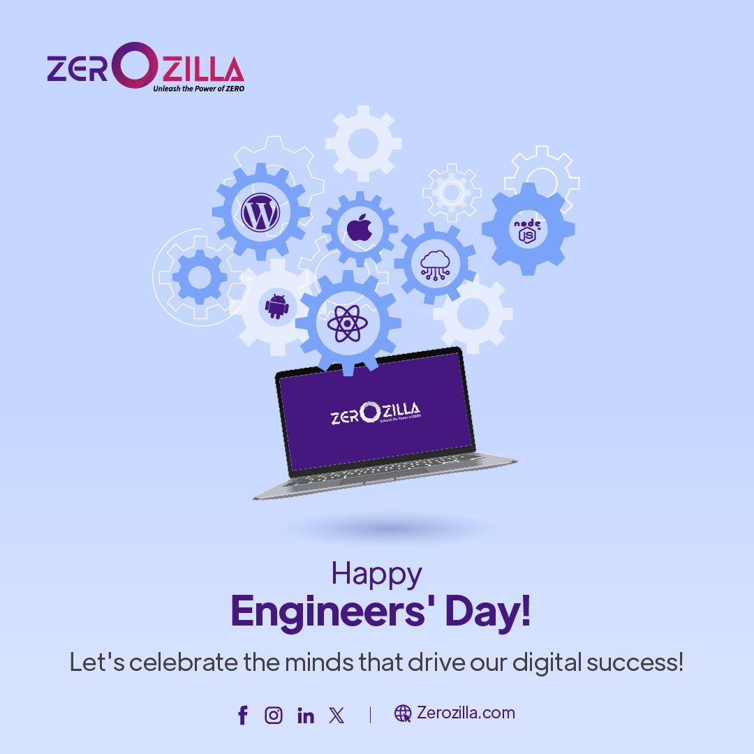 Zerozilla_com's tweet photo. Cheers to innovators &amp; problem solvers! Thank you for making the impossible possible. Let's build a smarter future together! 

#HappyEngineersDay #EngineersDay2024 #TechInnovators #InnovateAndInspire #Zerozilla https://t.co/1l0hQfhSW2