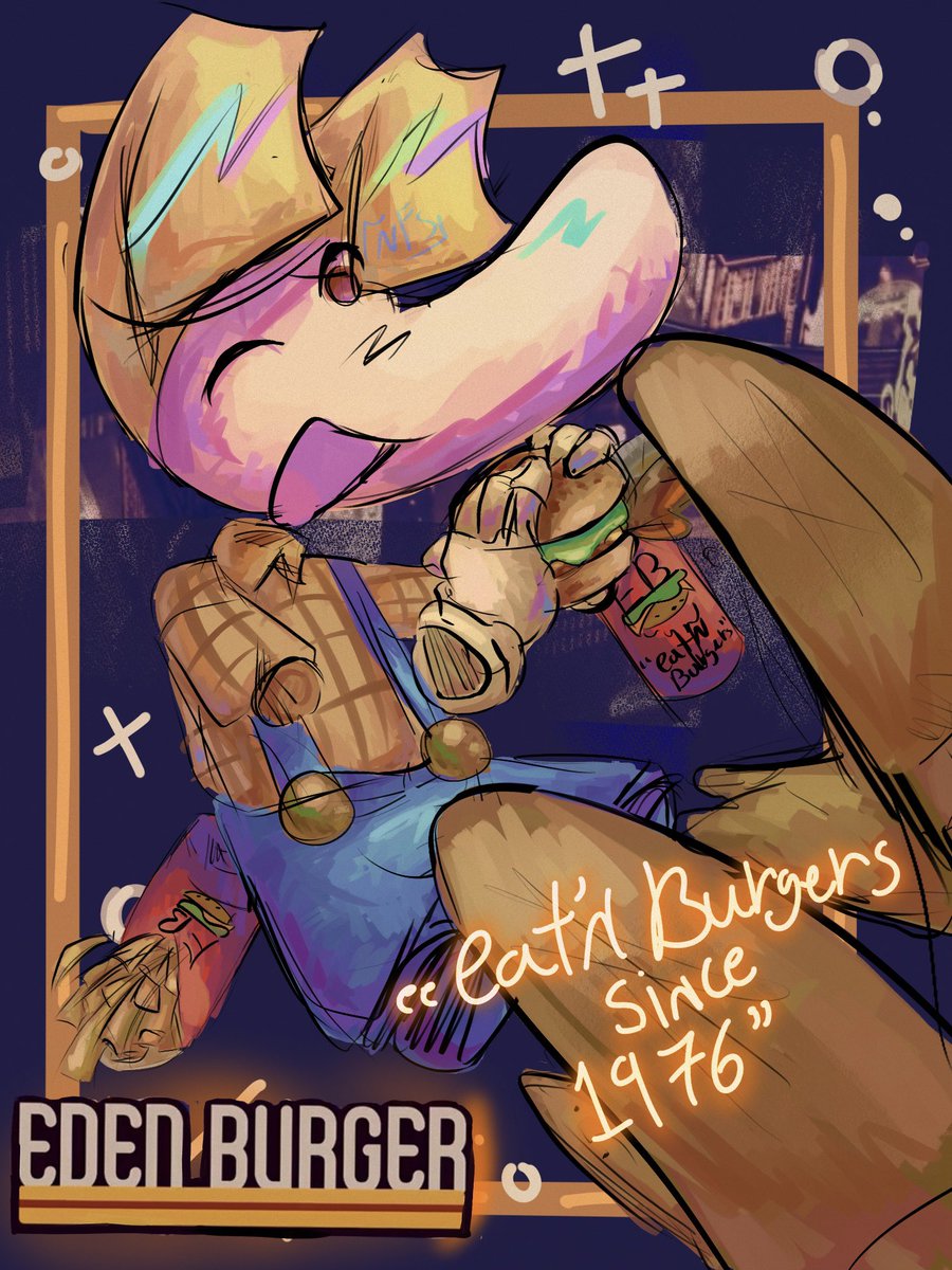 boom_sfx's tweet photo. EDEN BURGER!
[#Rayman #Captainlazerhawk #CLH ] https://t.co/3EBrRYJ4T8