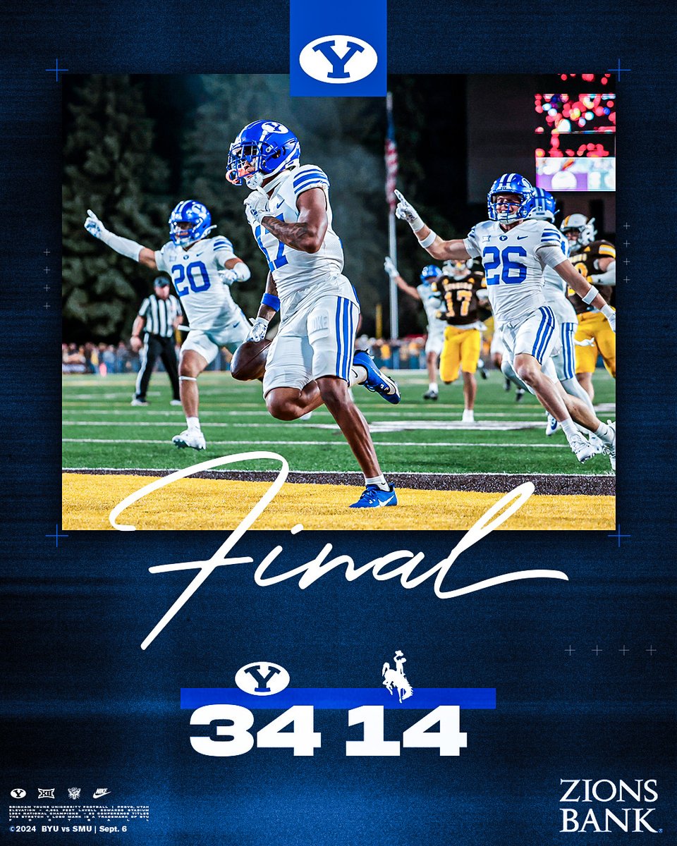 BYUfootball's tweet photo. 3-0 https://t.co/muMjr9O4mP