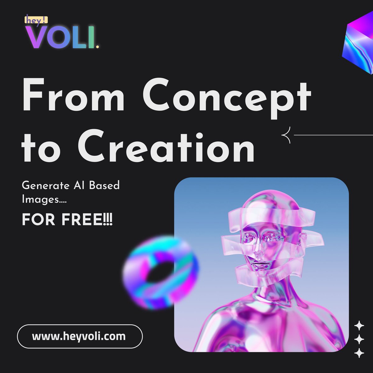 heyvoli's tweet photo. Transform Your Ideas into Stunning Images in Just 10 Seconds! 

With Heyvoli, bringing your creative vision to life has never been easier.

#Heyvoli #GenerativeAI #AIArt #AIImageCreation #CreativeTech #AIInnovation #SaaS #DigitalCreativity #FreeSignup #CreateWithAI #NextGenTech https://t.co/VpIXaN0n7D