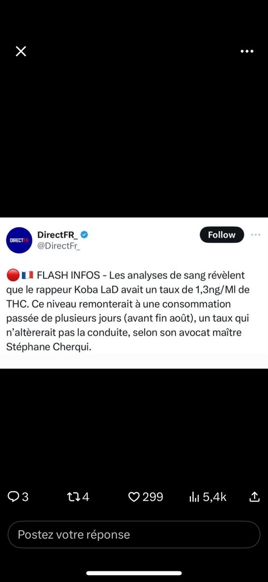 chunliii31's tweet photo. @Kulturlesite_ Positif au stup ça veux pas dire sous l’emprise du stup mdr merci au revoir https://t.co/UkXYUA5ILM