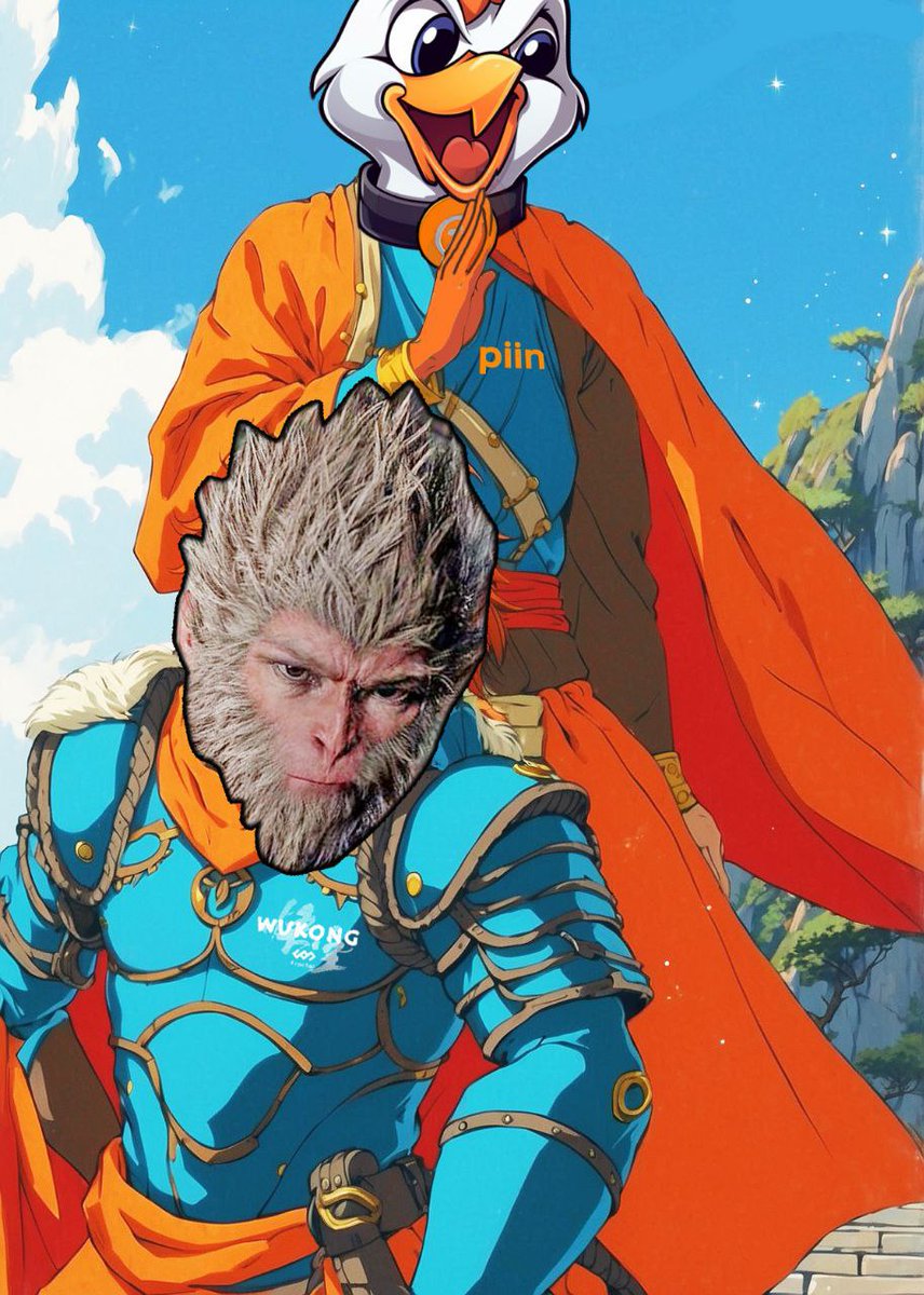 piin8623's tweet photo. #Wukong joins hands with #Piin to open a new era.
#LPEPE #POPCAT #VISTA #CATE #BULL #OP #lumio #WIF #DUCK #SDOG #TRUMP #NEIRO #EXNODE #DOG #FAIRY #WUKONG #APEPE #POMEW #TOWD #Lions https://t.co/4XngvBj9iG