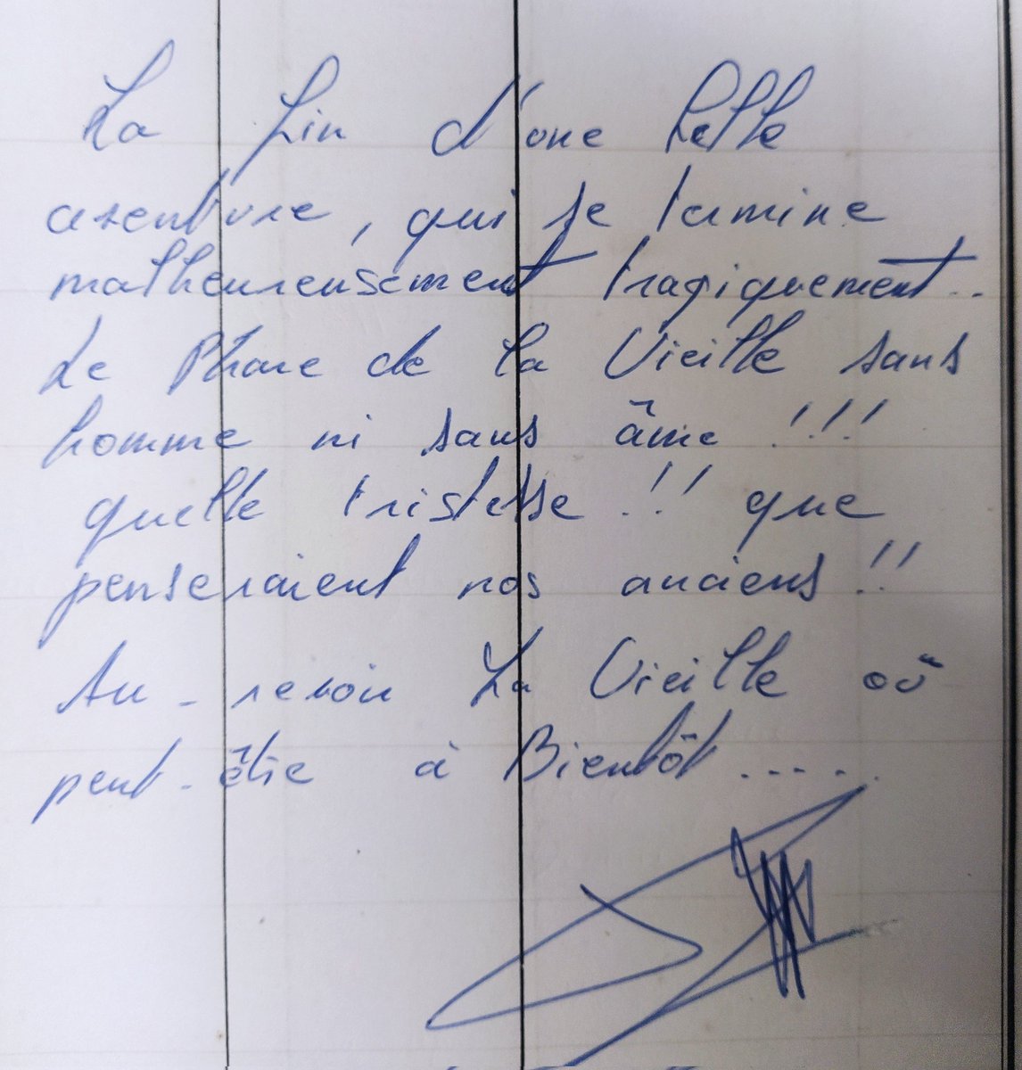 Gardien2Phare's tweet photo. Joyeux anniversaire au #phare de la Vieille, allumé il y a 137 ans aujourd’hui, le 15 septembre 1887!  🎂 🍾

Juste avant d’être hélitreuillé, Jean Donnart, son dernier gardien, écrira ces quelques lignes. Ce sont les ultimes mots du registre du phare de la Vieille: ⤵️ https://t.co/mI7E0lRnug