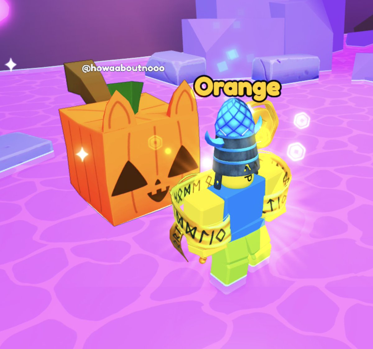 🎉 DAILY GIVEAWAYS - Day 264 🎉
🔥 HUGE Pumpkin Cat! 🔥

Requirements:
🤝 follow me
❤️ &amp; 🔁 like &amp; RT
💬 reply w/ ur username

giveaway ends in 3 days! good luck! 🔥
#PetSimulator99 #PetSim99 #PetSim #PS99 #PetSimulator #PetSimulator99Giveaways