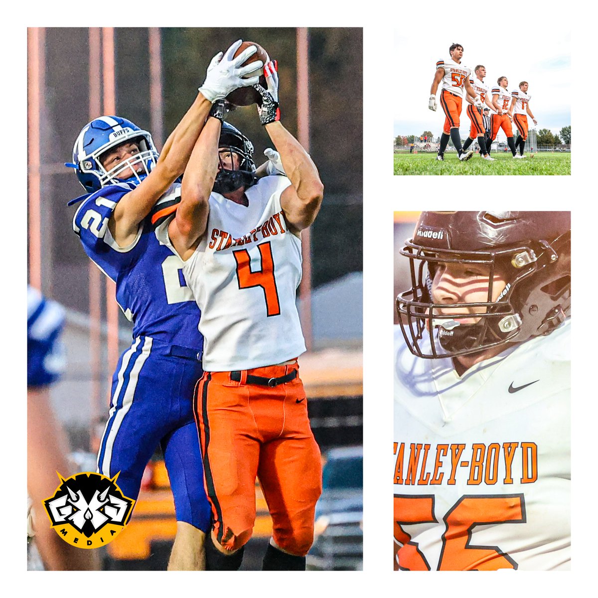 NBGX3Media's tweet photo. 9-13-24 Stanley-Boyd moved to 4-0 on the season after besting Cloverbelt Conference foe, Mondovi 18-12 Friday night.
#sborioles #wisfb
Nate Beier/ https://t.co/r4EpRlyaCJ 2024 https://t.co/CEHyGyWAOM