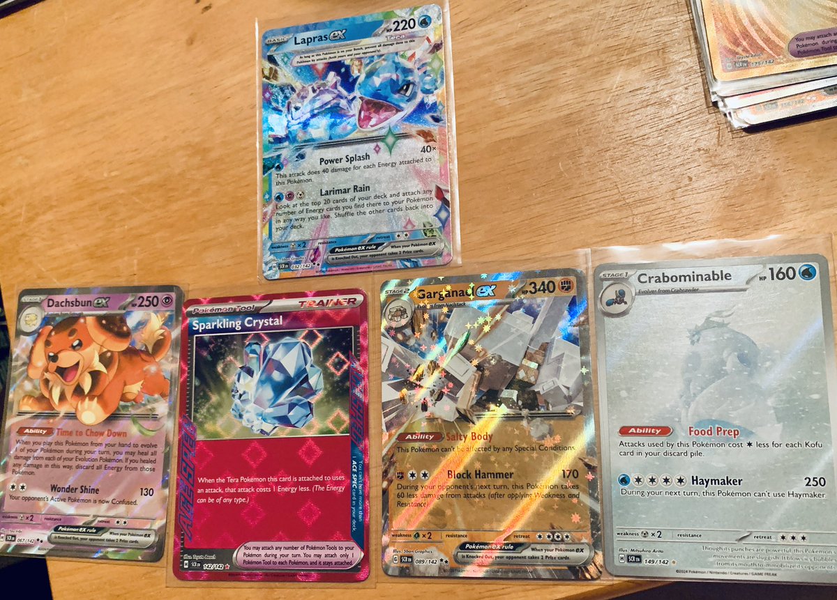 kaseklown's tweet photo. opened a ton of stellar crown packs..... my good hits... https://t.co/f923HuAQaA