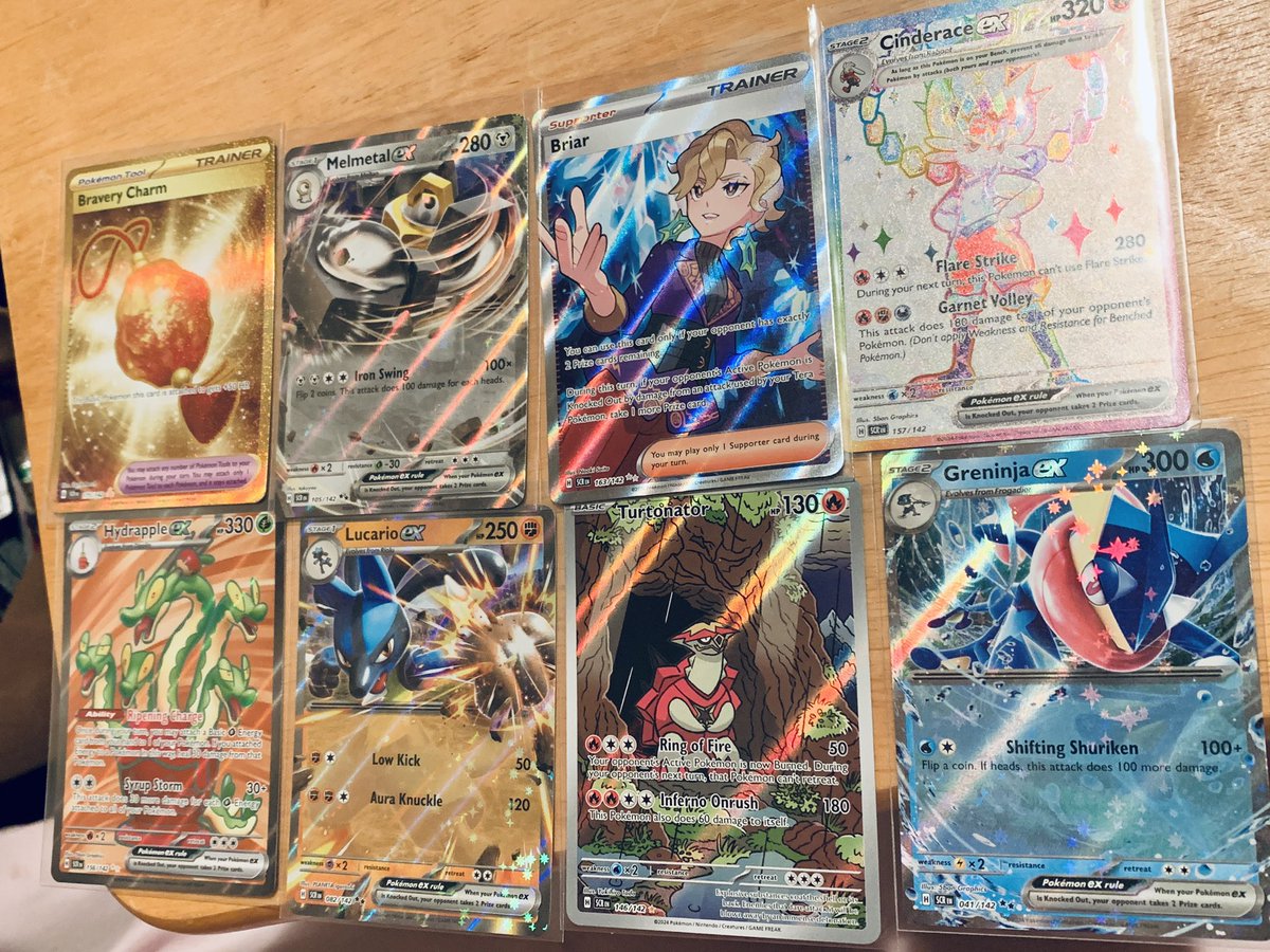 kaseklown's tweet photo. opened a ton of stellar crown packs..... my good hits... https://t.co/f923HuAQaA