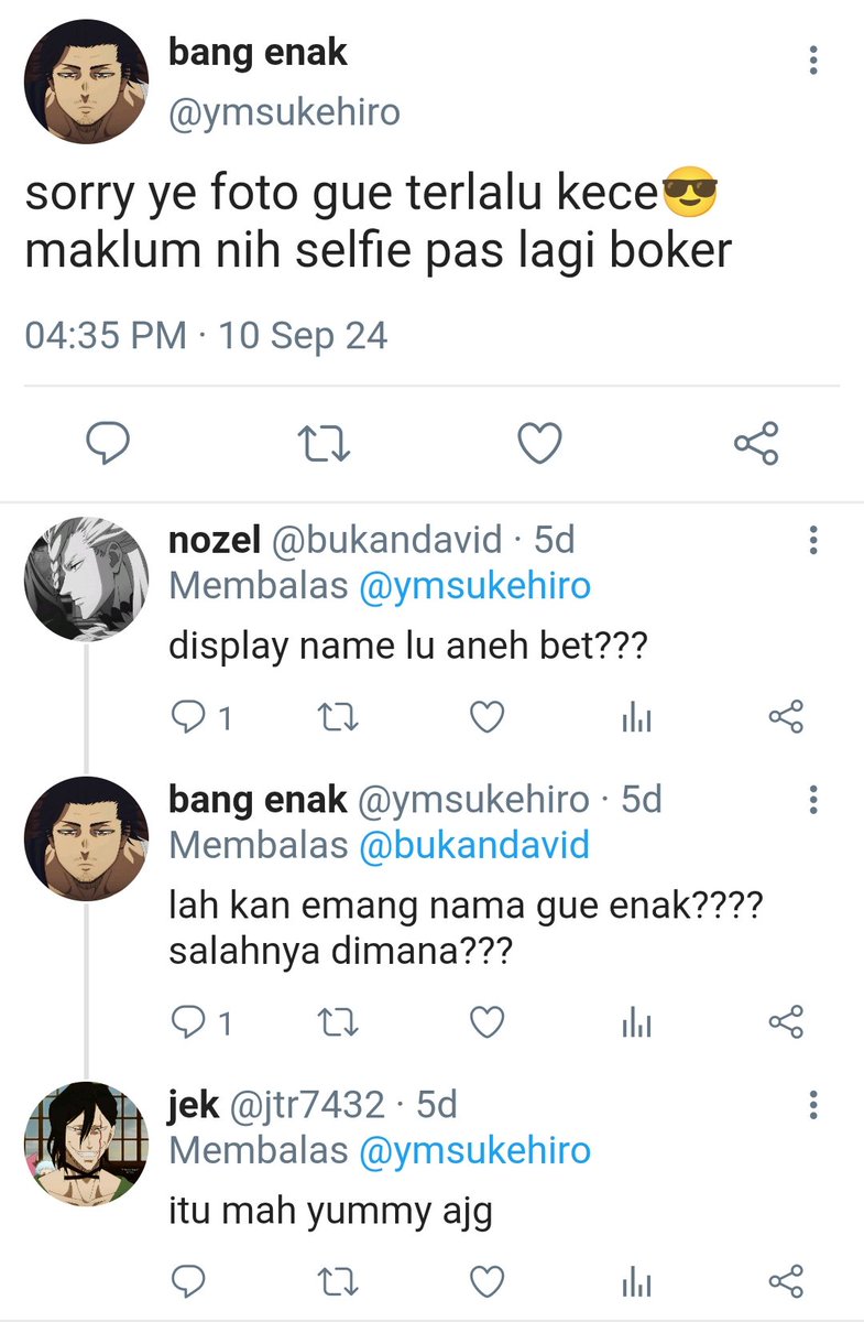buluhdangu's tweet photo. —black clover au
(Contain ship #yamicharlotte )

Onetwt tentang kehidupan di Akademi Semanggi dari sudut pandang Yami Sukehiro.

(Klo rame mungkin lanjut long au hehe) https://t.co/ahnTXQur23