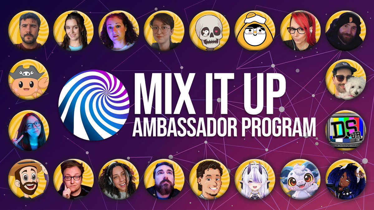 We're excited to announce the Mix It Up Ambassador class of 2024!

Throughout the next year, we have tons of exciting activities planned involving our Ambassadors that we can't wait to share with you. In the mean-time, check out their info below!

wiki.mixitupapp.com/en/ambassadors