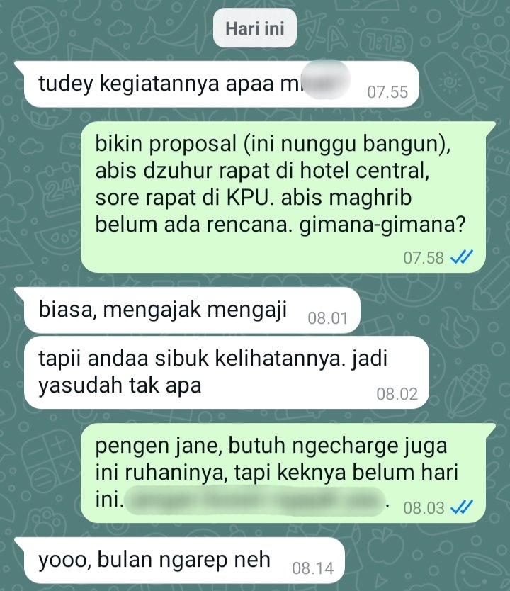 regalkacangijo's tweet image. setelah beberapa lama akhirnya nemu temen yang ngajakin ngaji lagi. melegakan rasanya masih dikelilingi orang-orang baik. semoga tidak bosan ngajak, meski ikutnya kumat-kumatan.. 

#BesokSenin