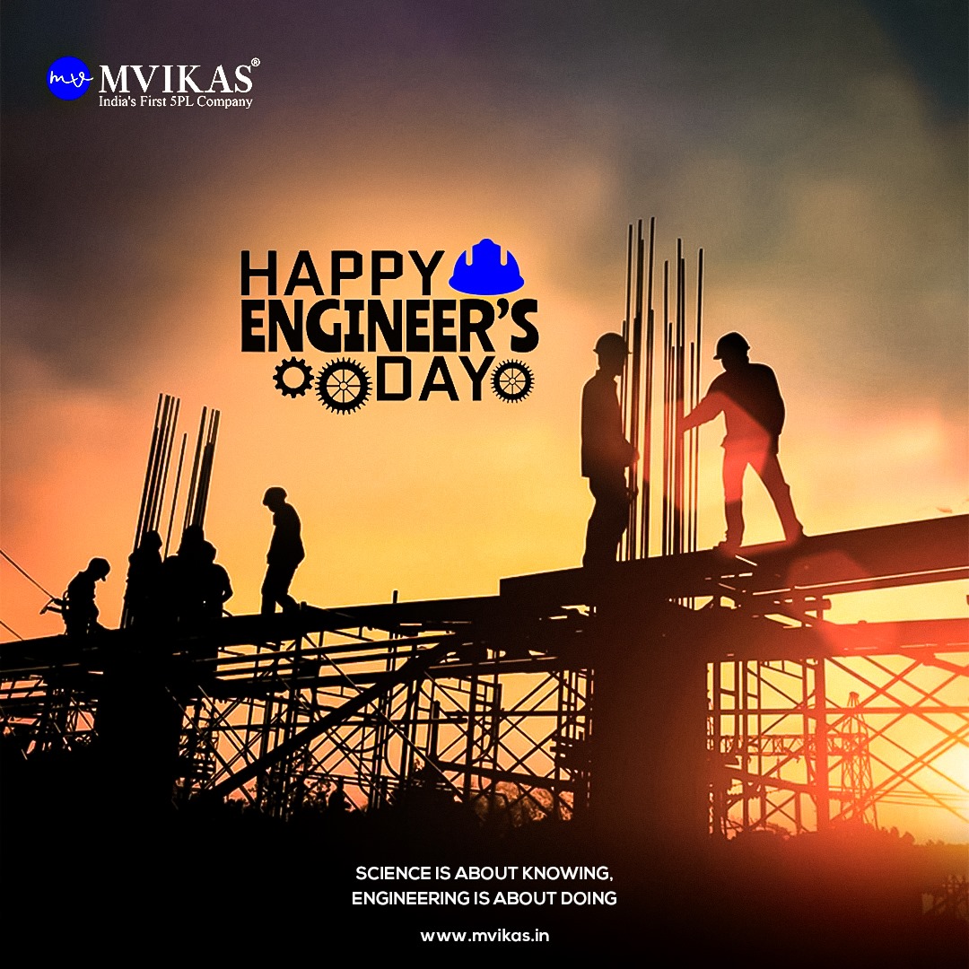 LimitedMvikas's tweet photo. ✨ Happy Engineer’s Day! 🔧✨

Happy #Engineer's Day to the masterminds 💡who transform obstacles into stepping stones for progress🚀. 
#MVikas salutes the engineers🔧 who push the boundaries of innovation just like our #5PL services push #MSMEs 🚚⚙️towards limitless #success. https://t.co/CbZfISDhcH