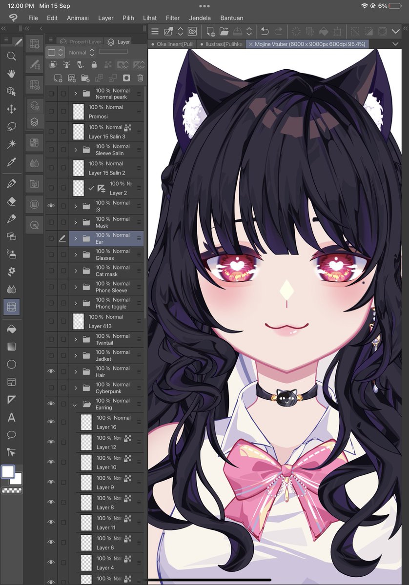 COMMISION IN PROGRESS

#Commission #vtuber #live2d #character #commissionopen #artist #ClipStudioPaint #csp #VTuberAssets