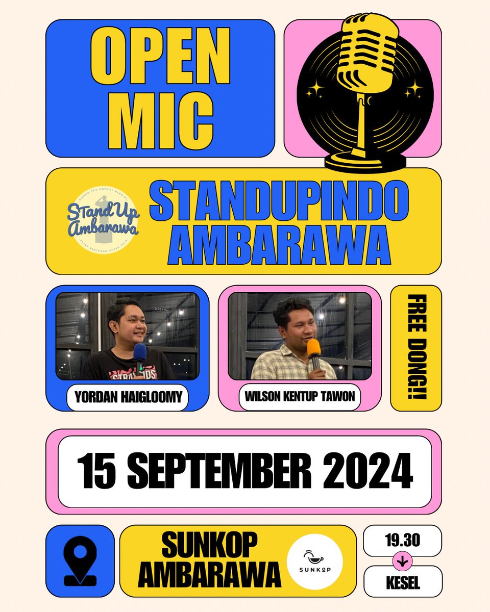 standupAMBARAWA's tweet photo. Long Wekend mau kemana?
Yokkk sunkob ajah https://t.co/KEkvZCV4W0