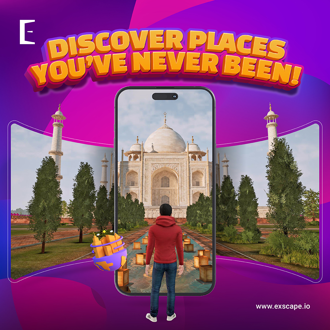 ExscapeOfficial's tweet photo. Discover the Taj Mahal and check India off your bucket list!    

#exscape  #exscapegloballocations #beyondpossibility #digitaltwin #metaverse #TajMahal https://t.co/3SHOo8Ayzk