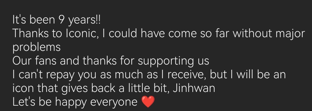 iK6NID's tweet photo. 240915
gnani____ ig story

#9YearsToForeverwithiKON
#iKON @iKONIC_143 #아이콘 https://t.co/rfZ4wN1p5D