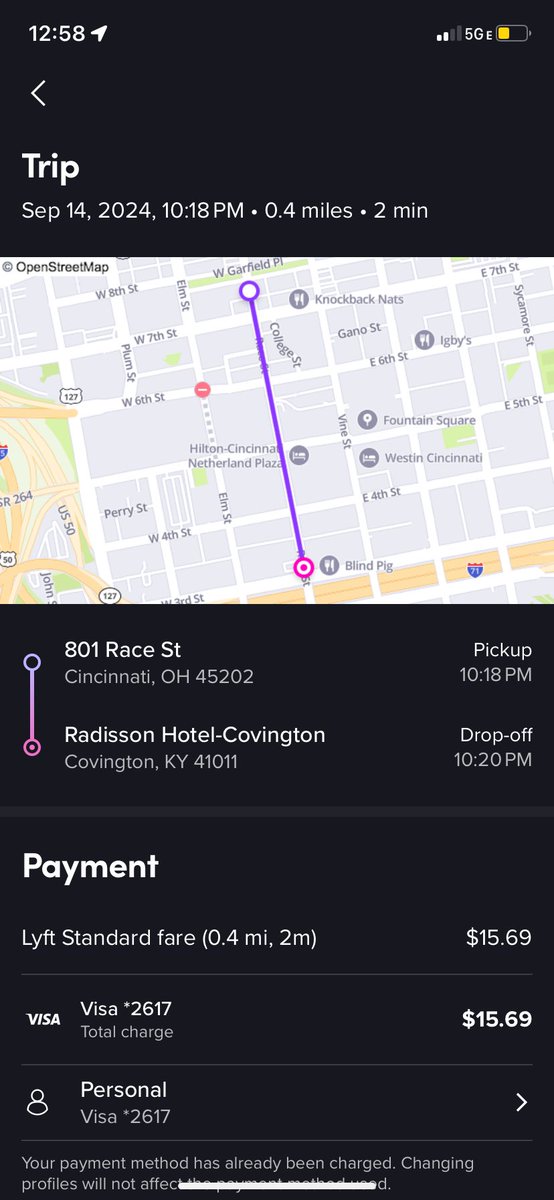griffith404's tweet photo. @AskLyft Your driver said they picked me &amp; completed the ride but as you can see I was no where near my destination or picked up? When I request help it says no issues found. As a Lyft driver I’m ashamed you allow someone like Jamal to represent your company and me as a whole…. https://t.co/9ln0prAvV2
