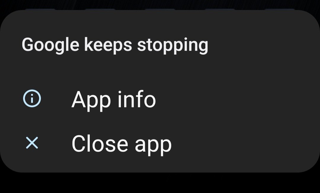 3lCunad0's tweet photo. Is Google down for anyone else? Keeps crashing. https://t.co/yWTYFWBjm1