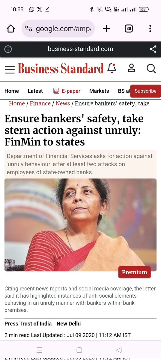 Vaibhav34596457's tweet photo. Actions speaks louder than words Hon. @nsitharaman Madam.

No stern actions are being taken by GOI / state governments @FinMinIndia

This is the reason, we are witnessing repeated attacks on Bankers particularly in Maharashtra state @DGPMaharashtra
#Stop_Attacks_On_Bankstaff https://t.co/NZaY9miPX0