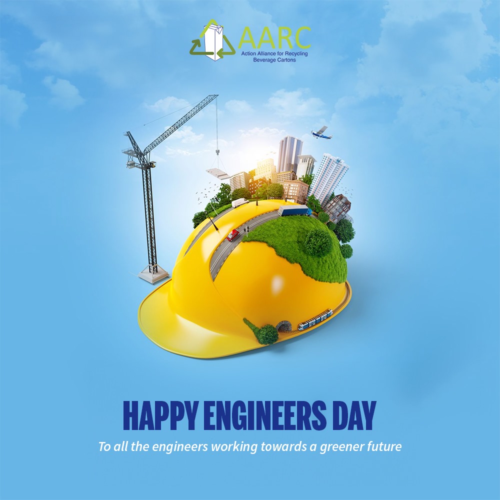AARC_India's tweet image. To all the engineers working towards a greener future, Happy Engineer&apos;s Day! Thank you for your commitment to building a brighter and eco-friendly future for all!
#EngineersDay #Sustainability #GreenEngineering #AARC #EcoFriendlyPackaging