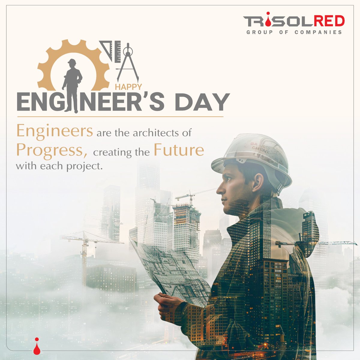 TrisolRED's tweet photo. Happy Engineer's Day to the minds that turn dreams into reality and challenges into opportunities. 🌟👷‍♂️

#TrisolRED #Trisol #EngineersDay #Engineers #HappyEngineersDay #RealEstate https://t.co/wSdoxICPvR
