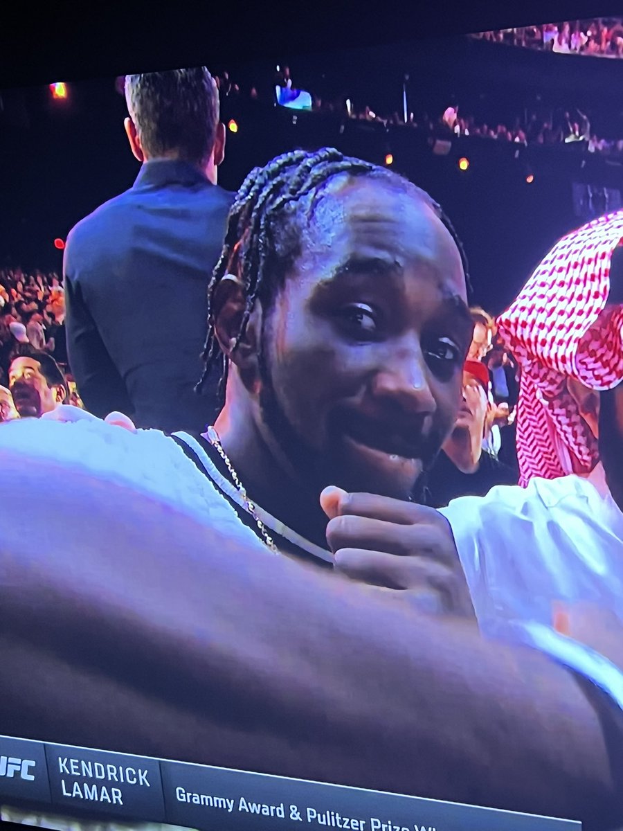 N3rdeh's tweet photo. Kendrick Lamar at #UFC306 !! https://t.co/8MpgnrUJ2m