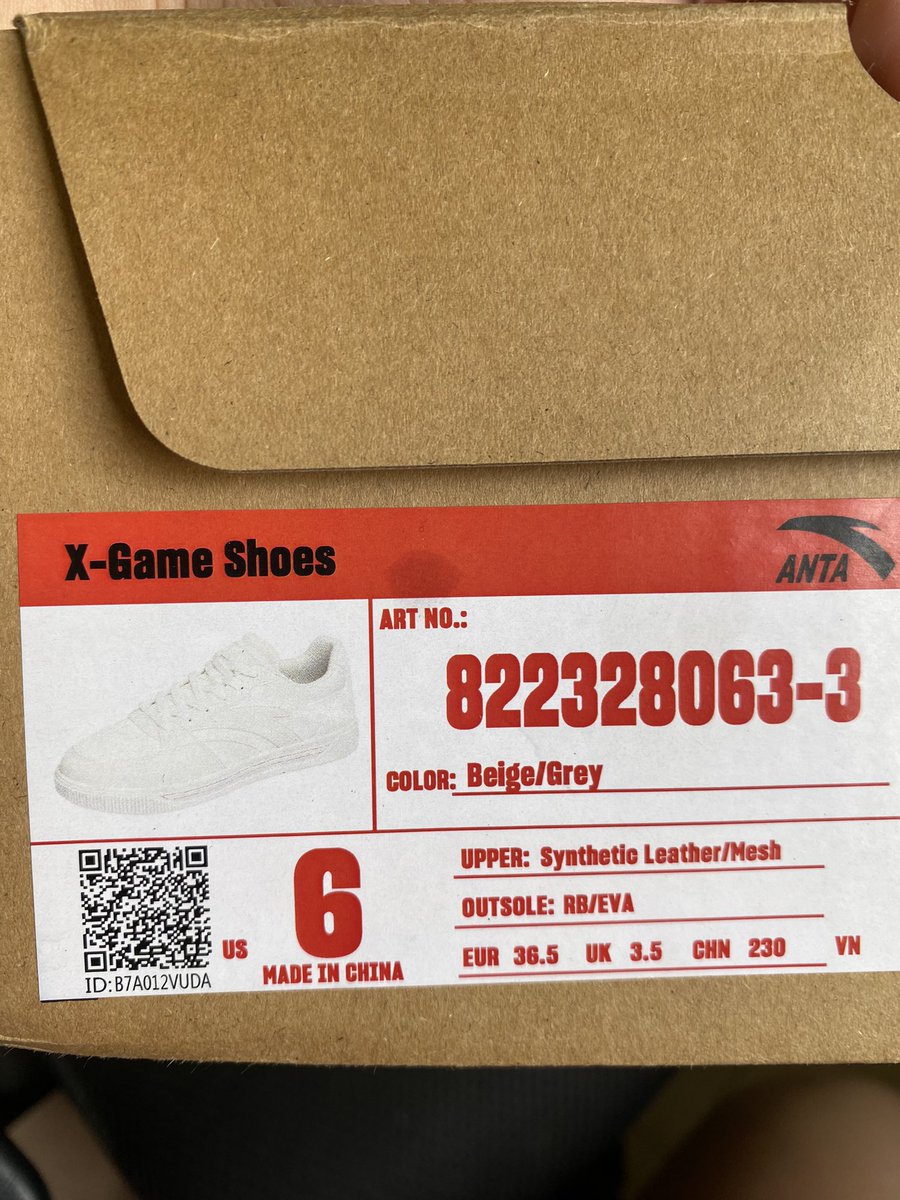 hexasells's tweet photo. wts lfb ph Anta Women Basic Sneakers X-Game Shoes

• 1499 only
• brand new
• US6/UK3.5
• beige/grey

loc: rizal
mod: j&amp;t
mop: gcash https://t.co/FxasLVGWED