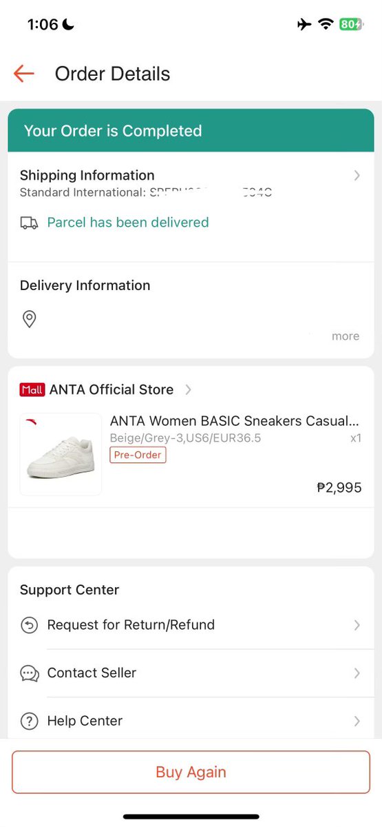 hexasells's tweet photo. wts lfb ph Anta Women Basic Sneakers X-Game Shoes

• 1499 only
• brand new
• US6/UK3.5
• beige/grey

loc: rizal
mod: j&amp;t
mop: gcash https://t.co/FxasLVGWED