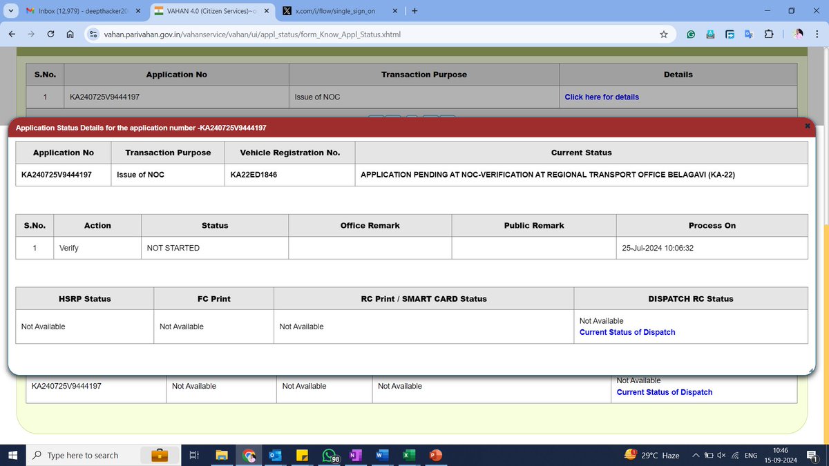Deep Thacker (@drdeepthacker) on Twitter photo What is the use of an online portal if there is no action for nearly two months? <a href="/nitin_gadkari/">Nitin Gadkari</a> <a href="/MORTHIndia/">MORTHINDIA</a> <a href="/tdkarnataka/">ಸಾರಿಗೆ ಇಲಾಖೆ ,Transport Department Karnataka</a> What is the use of an online portal if there is no action for nearly two months? <a href="/nitin_gadkari/">Nitin Gadkari</a> <a href="/MORTHIndia/">MORTHINDIA</a> <a href="/tdkarnataka/">ಸಾರಿಗೆ ಇಲಾಖೆ ,Transport Department Karnataka</a>