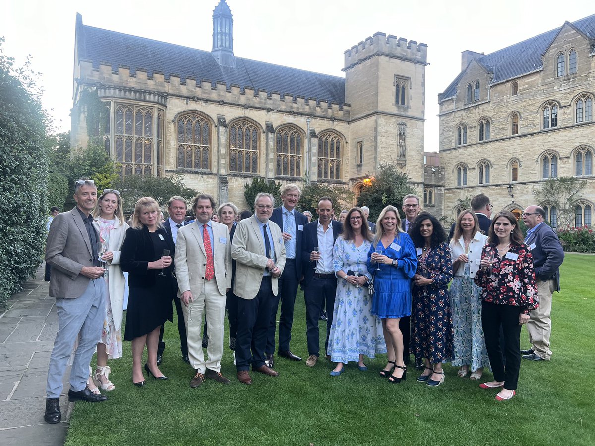 Pembroke Quad for drinks before Saturday’s evening dinner with huge thanks to all our speakers and delegates for coming - more to come this morning.