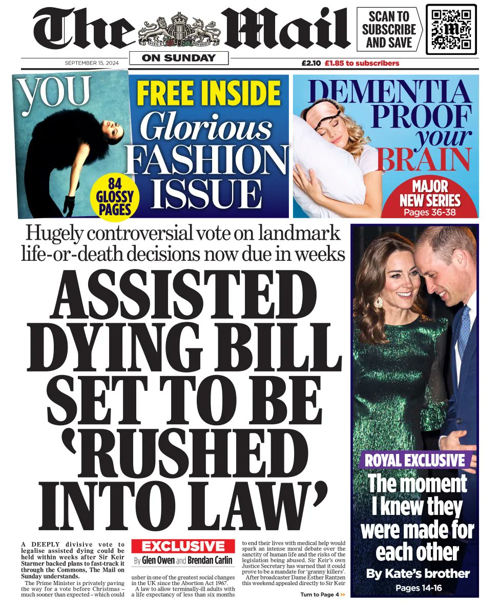 Assisted Dying.

I do not think this should be rushed but I do think we need a full and frank debate on the issue.

I'd be interested to know your thoughts on this.