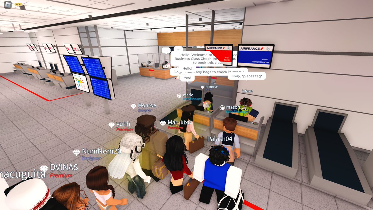THANK YOU <a href="/heybloxburg/">Welcome to Bloxburg</a> for the AMAZING update!!
Been so long since we've gotten a full server in a roleplay~ also the first ever Roblox VC flight experience! Hope to see y'all on our next flight!

#bloxburg
<a href="/BramPeee/">BramP</a> <a href="/lilmahri/">Mahri</a> <a href="/FroggyHopz_RBLX/">FroggyHopz</a>