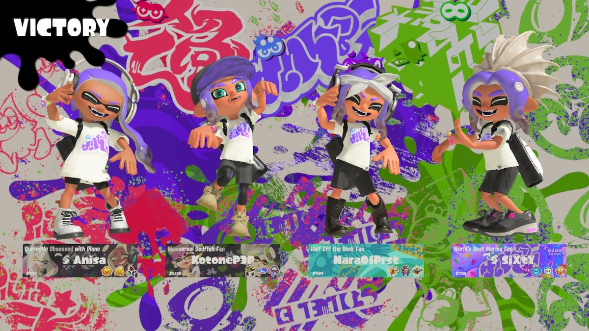 SiXtY_TTV's tweet photo. I had so much fun with themmm #Splatoon3 #NintendoSwitch https://t.co/euexwZn6ne