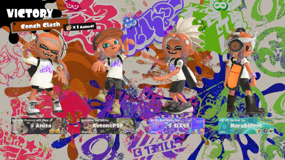 SiXtY_TTV's tweet photo. I had so much fun with themmm #Splatoon3 #NintendoSwitch https://t.co/euexwZn6ne