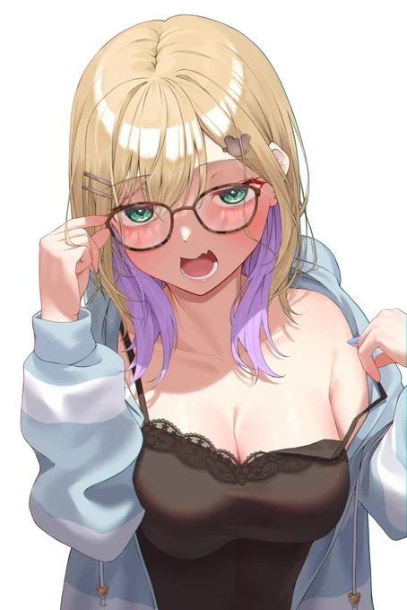 「や〜ん、はだけちゃったの見ないでよ〜」 