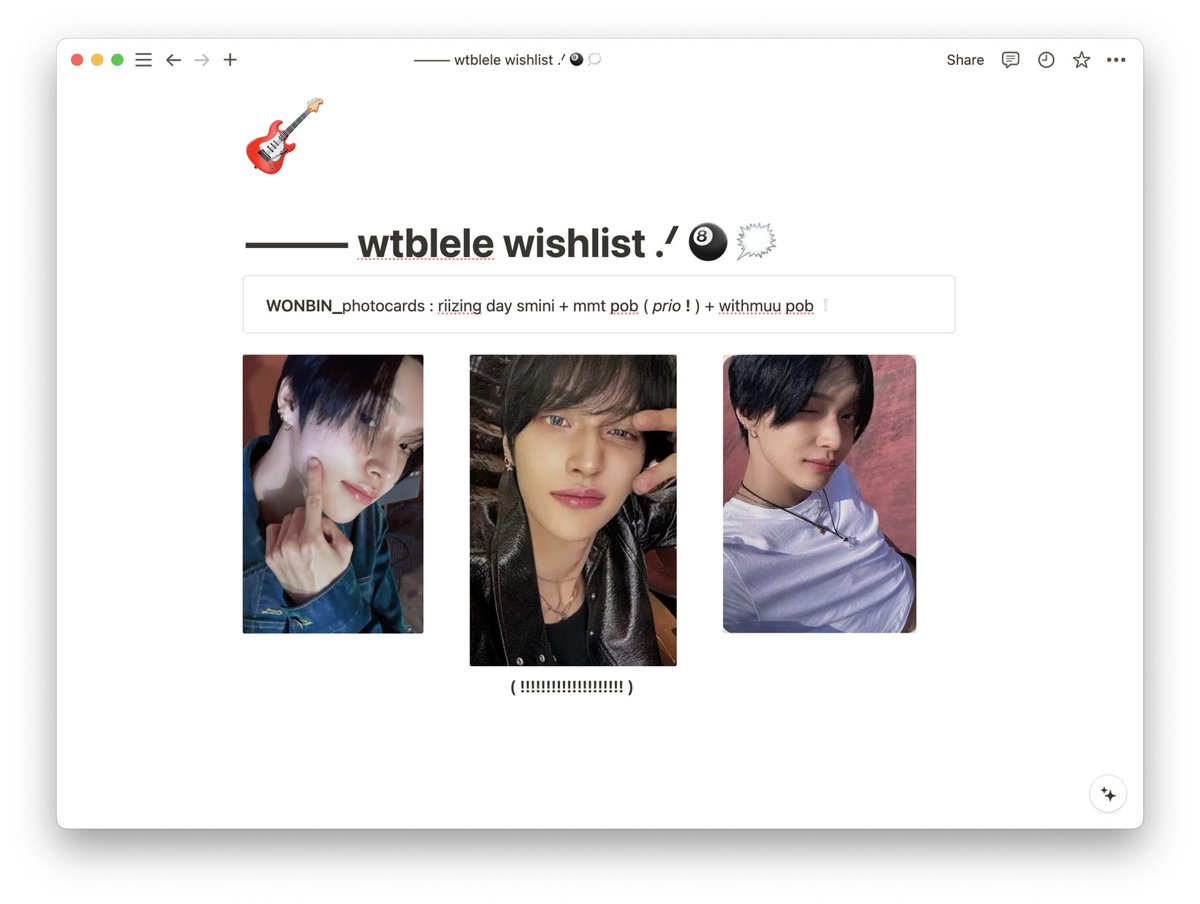 wtblele's tweet photo. wtblele wishlist ( 2024 ) 💭

wtb lfs ph only
—— wonbin . . .
    ★ riizing day_smini
    ★ mmt_pob ( prio )
    ★ withmuu_pob 

× semi flexi budget
× dm for offers https://t.co/dF0WYvYO89
