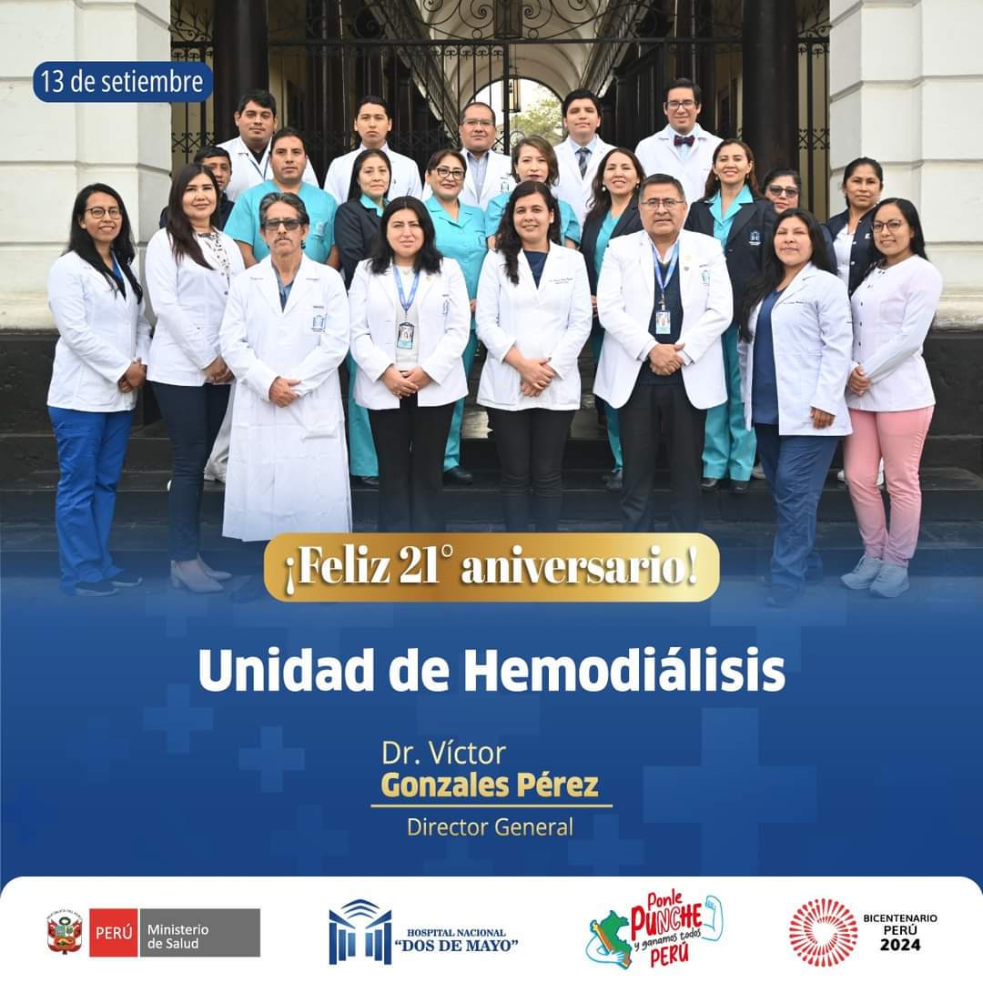lluncornefro's tweet image. 📌Estadísticas y Avances sobre la Unidad de Diálisis Peritoneal en el aniversario de Hemodiálisis del servicio de Nefrologia del HN2M🇵🇪
✅️impulsando siempre la DP
✅️por ➕️DP en 🇵🇪
#pdfirst #ckd