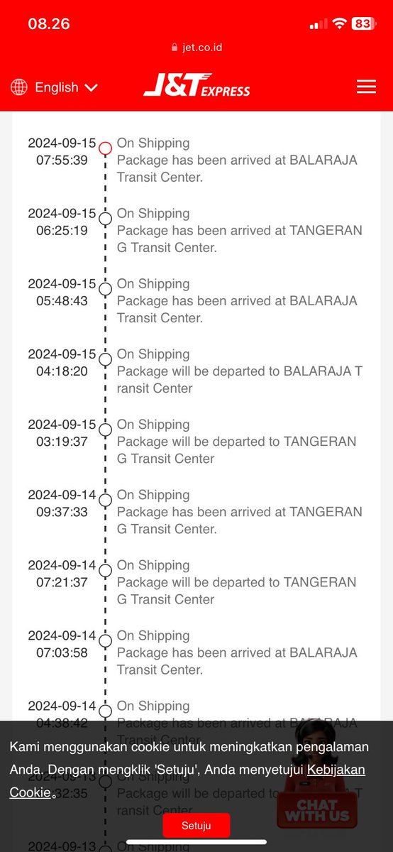 yuliaaNH's tweet photo. @jntexpressid no resi JD0414458276 belum sampe order dari tgl 5. Setelah dicek harusnya Bandung ini kenapa Tanggerang. https://t.co/76GVMxK3E0
