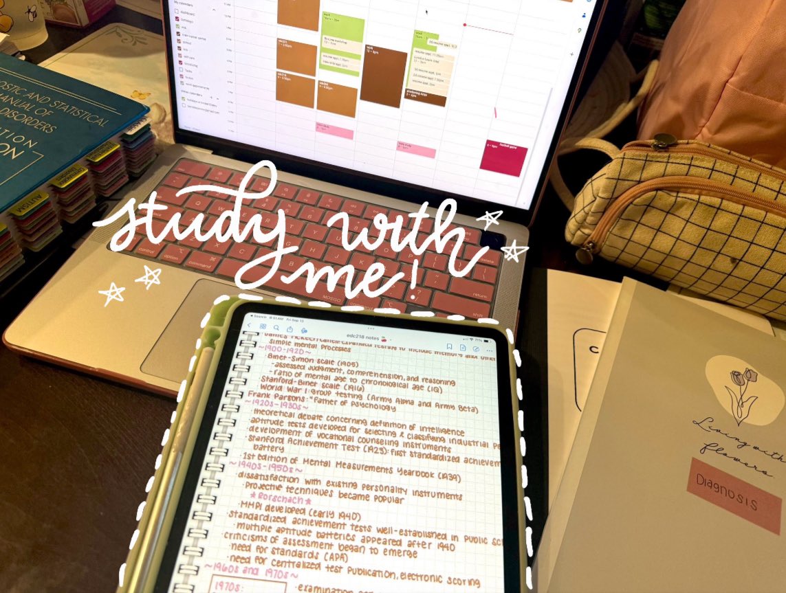 𐙚 study with me ! ⋆ ˚｡⋆୨୧˚
         ꒰ #studytwt ꒱ 
               ♡ / ↻  are appreciated  ! 

—★ a thread by <a href="/cozy_studies/">lani ♡</a> 
         ♡ ig: laniscafe