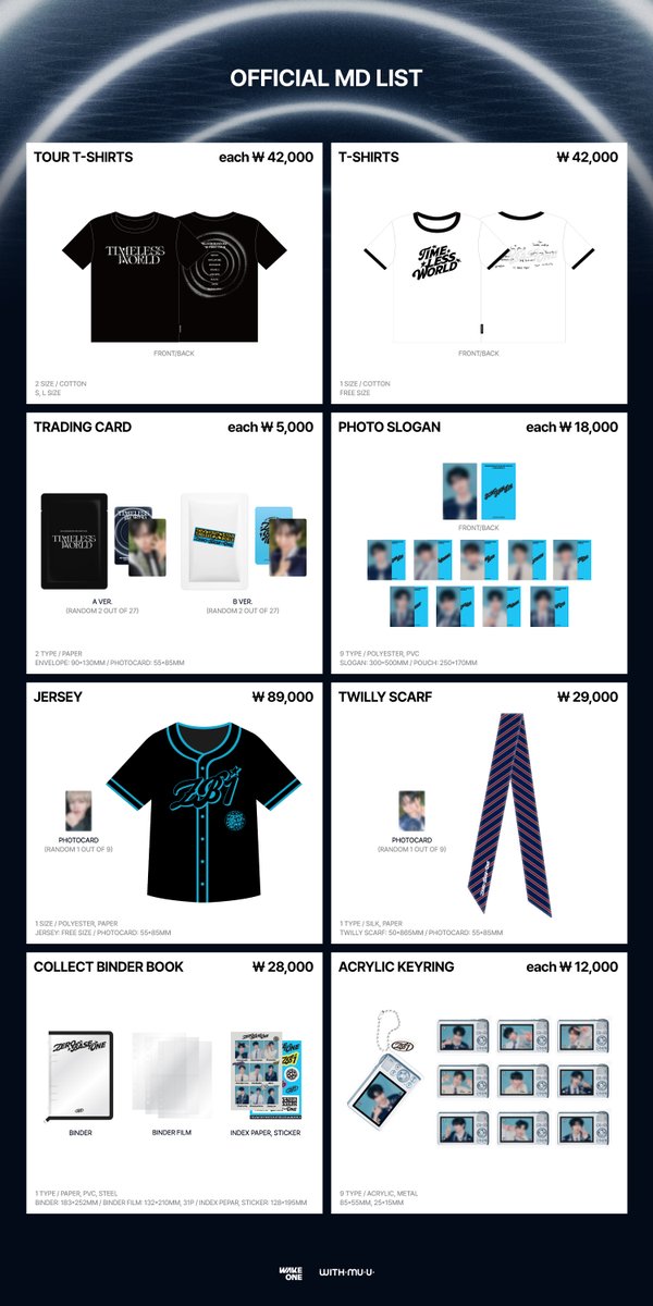 manifestoグッズセット _📌 2024 ZEROBASEONE THE FIRST TOUR [TIMELESS WORLD] IN SEOUL
