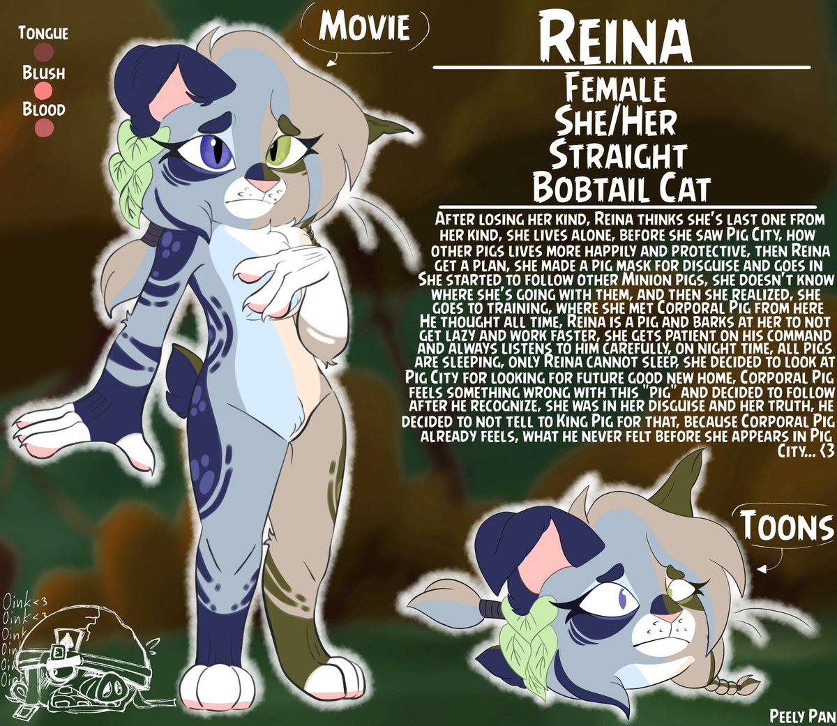 _Peely_Pan_'s tweet photo. I finally made my new girl, Reina, my mind comes only of these two, I just looks at different of their height, haha π
I also love them, so much, I hope you liked her, too π±
#art #artwork #refsheet #AngryBirds #AngryBirdsToons #AngryBirdsOC #CorporalPig #OC #ibisPaintX #cat https://t.co/WfxBkkKRm8
