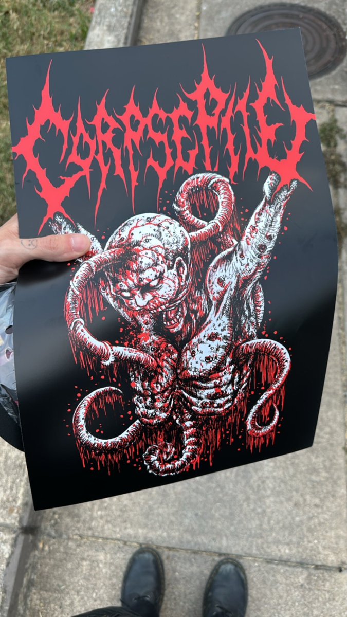 euthanize_mii's tweet photo. Happy I got to catch @CorpsePileTXDM https://t.co/uDfpE8DcwO