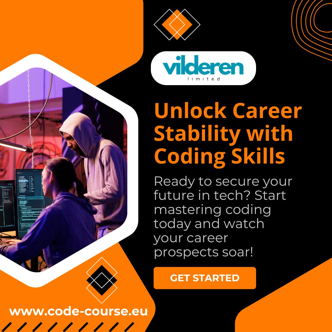VilderenLtd's tweet image. In today's rapidly evolving tech industry, mastering coding can significantly enhance your job security. #CodingForSuccess #JobSecurity